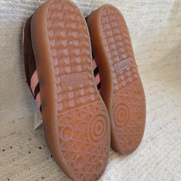 NWT Adidas Sambae Platform Sneakers Brown Pink Mauve JI2744 Size 7.5 Coquette - Picture 7 of 12